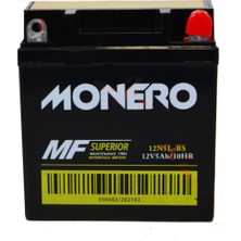 Monero Akü 12N5L-BS Mondıal 100 Kh