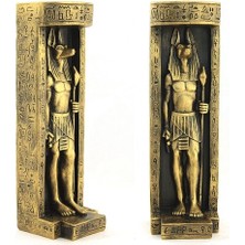 Anubis Figürlü Mumluk