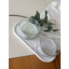 Cam Bardak Işıltılı Soya Mum - Yağmur Ormanı Kokulu - 100CC