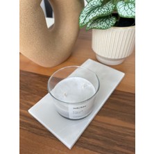 Atelier Rainy Cam Bardak Işıltılı Soya Mum - Çikolatalı Kek Kokulu - 100CC