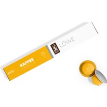 Kaffee Schütz Löwe Kapseln Kapsül Kahve 10x Kapsül | Kenya AA ve Sumatra Kahve Çekirdekleri Blend