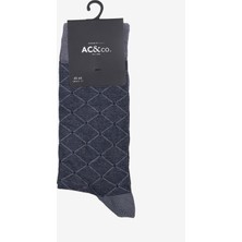 Standart Fit Desenli Tekli Bambu Çorap