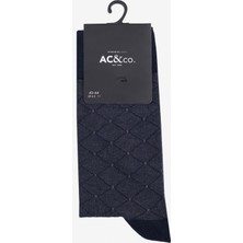 Standart Fit Desenli Tekli Bambu Çorap