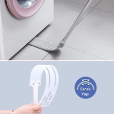 Ozcmax Saplı Mikrofiber Başlıklı Girintili Yüzey Temizleme Mopu Toz Alma Fırçası