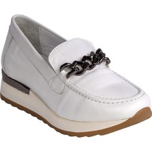 Mammamia D25YA-3510 Kadın Deri Loafer Ayakkabı