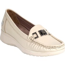 Mammamia D25YA-7395 Kadın Deri Loafer Ayakkabı