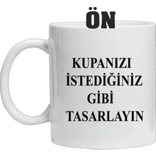 HediyeLens Kişiye Özel Tasarımlı Beyaz Kupa Bardak
