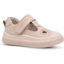 Joy Kız ve Erkek Bebek Hakiki Deri Anatomik Bej Rengi Günlük Ayakkabı