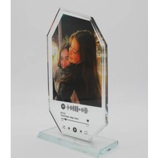 Kişiye Özel Spotify Konseptli Kristal Tasarımsal Plaket