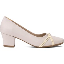 Beety 25BY23.8631-A Kadın Klasik Topuklu Ayakkabı Bej