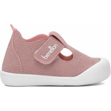 Benetton BN-1249 Bebe Kız Çocuk Yürüyüş Ayakkabısı Pudra