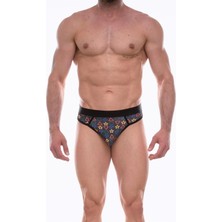 Miraxx Don Moris Erkek Desenli Tanga Çamaşır