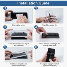 Empo Cases Samsung S25 Ultra Ekran Koruyucu 5d Kolay Kurulum Temperli Cam Tam Kapatan