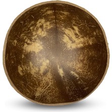 Coconut Products Jumbo Boy Hindistan Cevizi Kase, Kaşık Ve Kase Altlığı - Bowl Kasesi - Bowl Kaşığı - Coconut Bowl