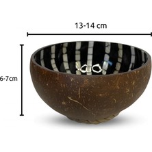Coconut Products El Yapımı Hindistan Cevizi Kasesi Ve Kase Altlığı - Coconut Bowl - Bowl Kasesi - Çerezlik