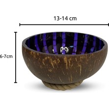 Coconut Products El Yapımı Hindistan Cevizi Kasesi Ve Kase Altlığı - Coconut Bowl - Bowl Kasesi - Çerezlik