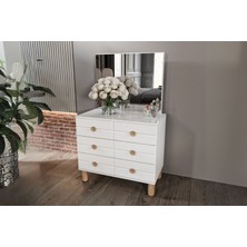 Doressa Genzi White Şifonyer