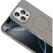 Apple iPhone 16 Pro Kılıf Magsafe Şarj Özellikli Zr-Rubby