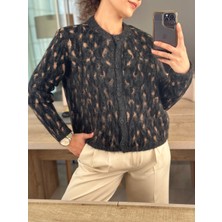 Dsa Fleur Leopar Desen Hırka