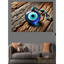 Nazarlık: Koruyucu Güç Dekoratif Kanvas - Mdf Ahşap Tablo