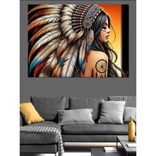 Savaşçı Ruhun Izleri Dekoratif Kanvas - Mdf Ahşap Tablo