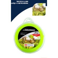 Germany Style Veta 2t 1 Litre Ölçekli Yağ ve 6 Köşe 3.5 mm 41 Metre Tırpan Misinası Sağlam Dayanıkl