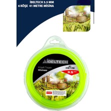 Germany Style Tırpan Örümcek Başlığı 1 Litre 2 T Yağ ve 6 Köşe 3.5 mm 41 Metre Tırpan Misinası Sağla
