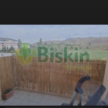Dekoratif Kamış Çit 110CM x 5 Metre Misinalı Bahçe , Veranda , Balkon Çiti