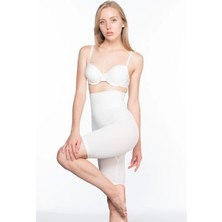 Miraxx Beyaz Emay 3200 Pantolon Altı Soft Double Boxer Korse