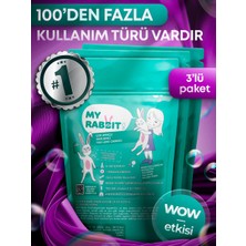 My Rabbit 3 Adet Çok Amaçlı Oksijenli Toz Leke Çıkarıcı ve Beyazlatıcı 3 x 800 gr