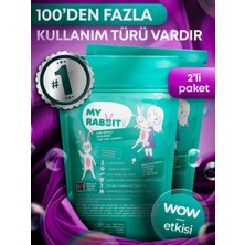My Rabbit 2 Adet Çok Amaçlı Oksijenli Toz Leke Çıkarıcı ve Beyazlatıcı 2 x 800 gr