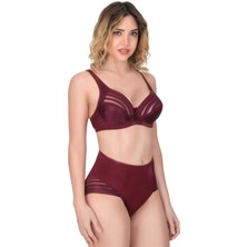 Miraxx Bordo Emay 177 C Toparlayıcı Sütyen Takım