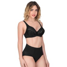 Miraxx Siyah Emay 177 B Toparlayıcı Sütyen Takım