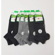 Dündar Patik Parfümlü Dikişsiz Bambu Erkek Soket Çorap 12'li Asorti