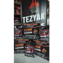 Tezyak Profesyonel Tek Kibritle Yanan Yeni Nesil Mangal Kömürü (2 Kg x 10 Paket) 20 Kg