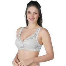 Miraxx Ekru Emay 188 B Pedli Dantelli Telli Toparlayıcı Sütyen