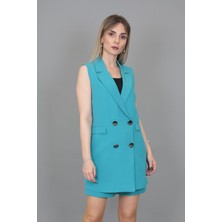 Safari Yelek-Turkuaz