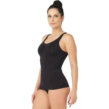 Miraxx Siyah Emay 5015 Kalın Askılı Atlet Korse