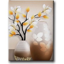 Modern Çiçek Canvas Tablo