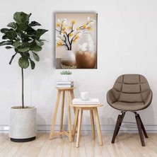 Modern Çiçek Canvas Tablo