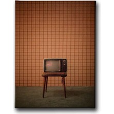 Eski Televizyon Canvas Tablo
