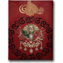 Osmanlı Devlet Arması Kanvas Tablo