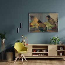 Kabile -Aile Figürü Canvas Tablo