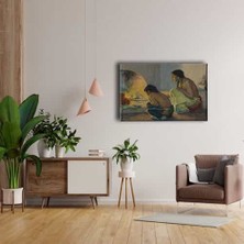 Kabile -Aile Figürü Canvas Tablo
