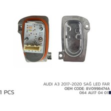 Audı A3 2017-2020 Sağ LED Far Modül 8V0998474A