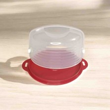 Tupperware Mini Pasta Saklama Kutusu 
Ortalama olarak 15cmdir. Mini pastalar için saklama kutusudur. Büyük pasta saklama kutusu değildir.