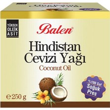 Balen Hindistan Cevizi Yağı 250 G | Cilt Besleyici ve Saç Bakımına Yardımcı Doğal Yağ 11