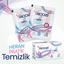 ROOZI İntiMENS – Erkekler Için Özel Bölge Temizlik Mendilleri – 20’li Ayrı Paketlenmiş Mendil
