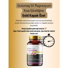 Octomag X5 Magnezyum 250MG Complex 60 Bitkisel Kapsül Malat Sitrat Taurat Bisglisinat Treonat B6