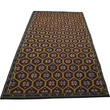 Kilim Antik El Dokuması Yün Çumra Yörük Cecim Kilimi 0053 - Yeni - Çok Renkli